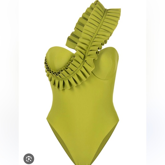 Andrea iyamah nisi bodysuit in olive - Picture 7 of 12